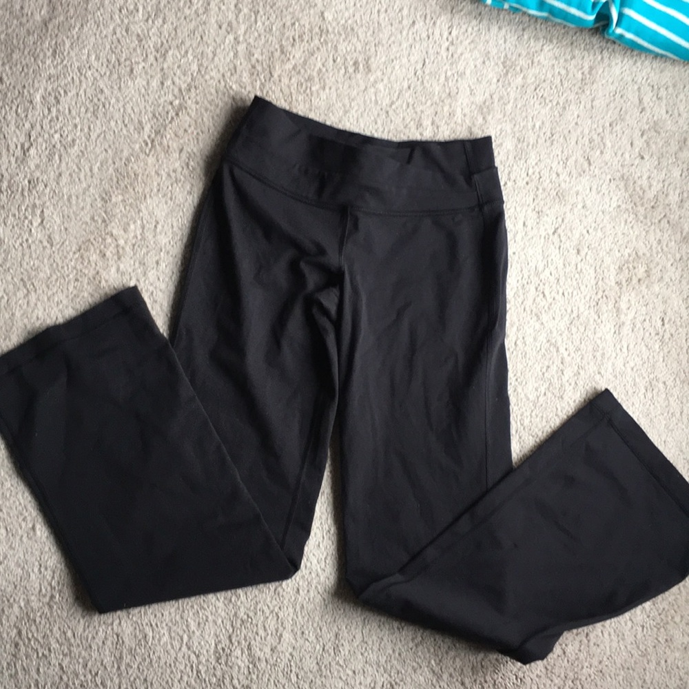 Lululemon Astro? bootcut yoga pants black luon 6